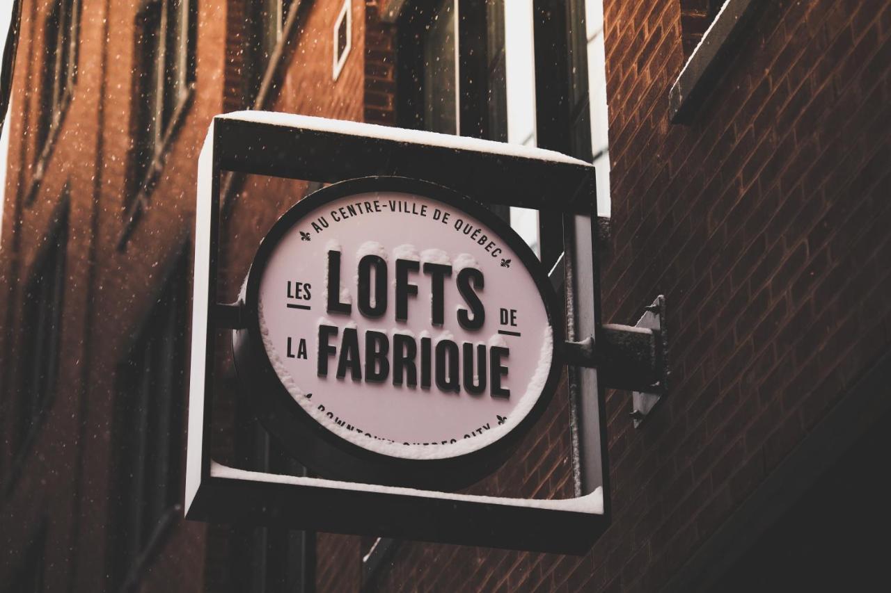 Les Lofts De La Fabrique By Les Lofts Vieux-Quebec Apartment Bagian luar foto